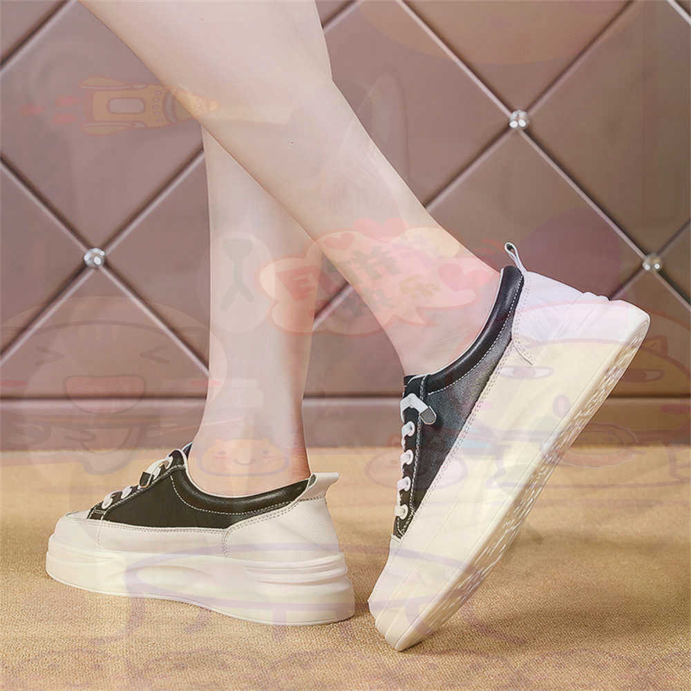 Women Formal Wear Types - LACE-up Chunky Loafers ผู้หญิงสเก็ตบอร์ดกีฬารองเท้าตะกร้ารองเท้าผ้าใบจริงแบบพกพาข่าวตะกร้า Teni ที่มีคุณภาพสูง