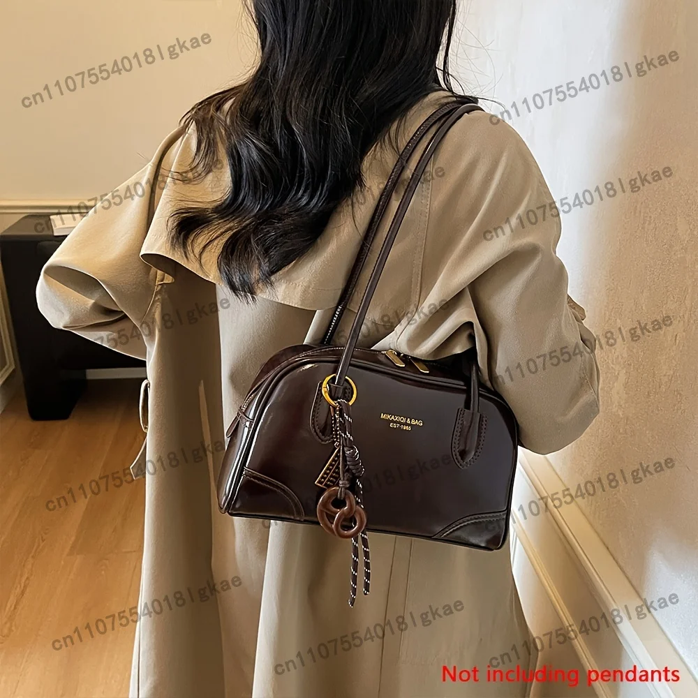 Structured Handbag Work - กระเป๋าโท้ทสไตล์วินเทจสำหรับผู้หญิง - กระเป๋าสะพายไหล่แบบมินิมอลสุดหรูพร้อมซิปปิด กระเป๋าถือทรงแข็งแรงทำจากวัสดุสังเคราะห์ เหมาะสำหรับทำงาน งานทางการ
