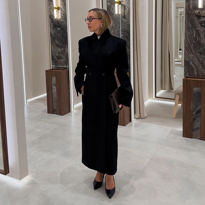 เสื้อโค้ทแม็กซี่สำหรับผู้หญิง  - Tailored Coat Wool บทวิจารณ์และราคา