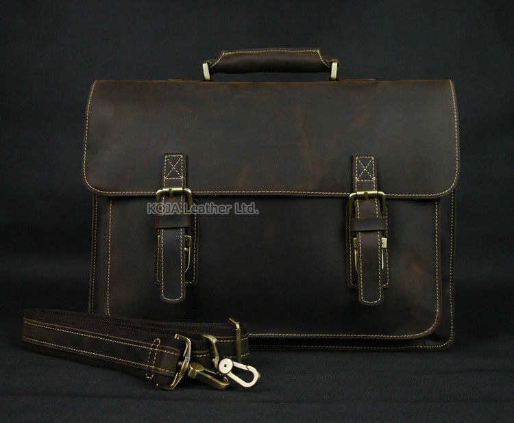 กระเป๋าเอกสารผู้ชายวินเทจหนังแ - Structured Handbag Work บทวิจารณ์และราคา