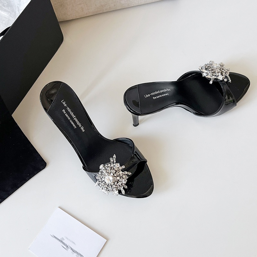 หนังแท้ผู้หญิงแฟชั่นฤดูร้อนเปิ - Women Formal Wear Heels บทวิจารณ์และราคา
