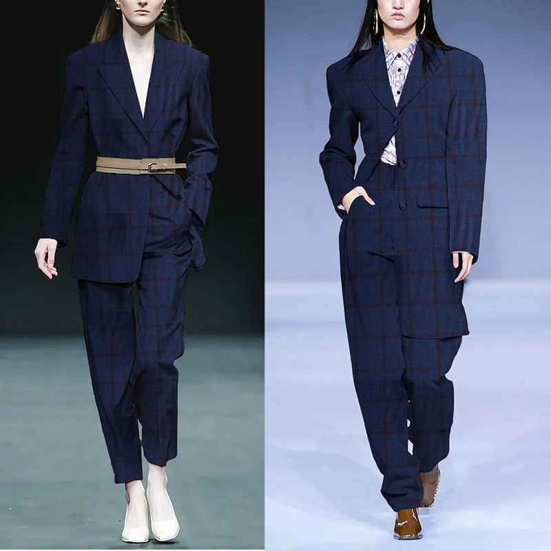 Redraspberry ผ้าวูลลายสก๊อตสีน - Tailored Coat Wool บทวิจารณ์และราคา