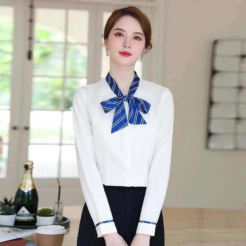 เสื้อเชิ้ตแขนยาวสไตล์ทางการ สง - Women Formal Wear Interview บทวิจารณ์และราคา
