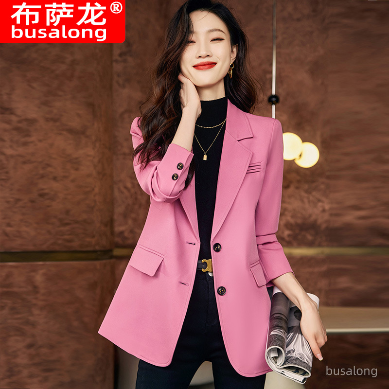 เสื้อเบลเซอร์ฤดูใบไม้ร่วงฤดูหน - Women Formal Wear Interview บทวิจารณ์และราคา