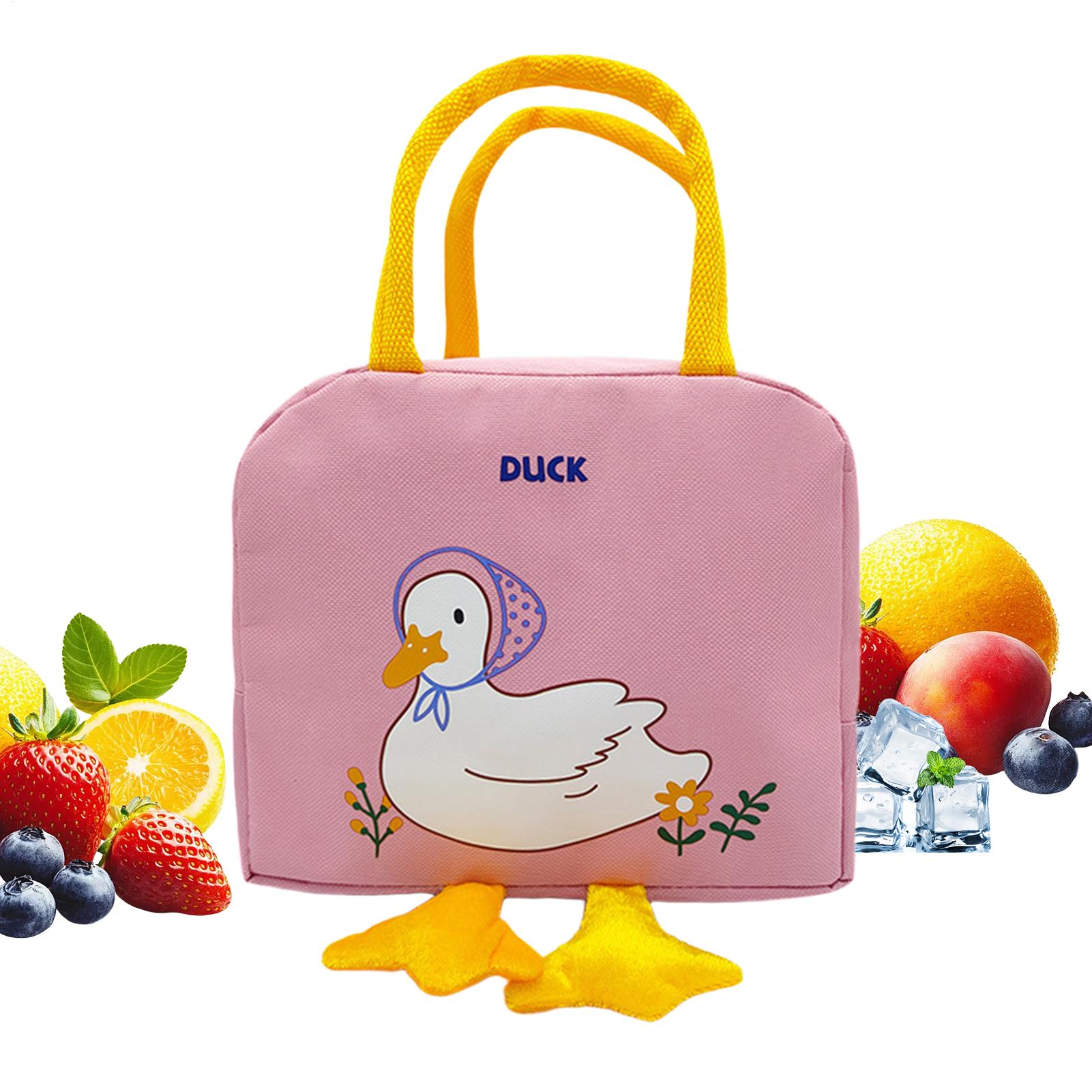 กระเป๋าใส่อาหารกลางวันลายเป็ดน - Structured Handbag Work บทวิจารณ์และราคา