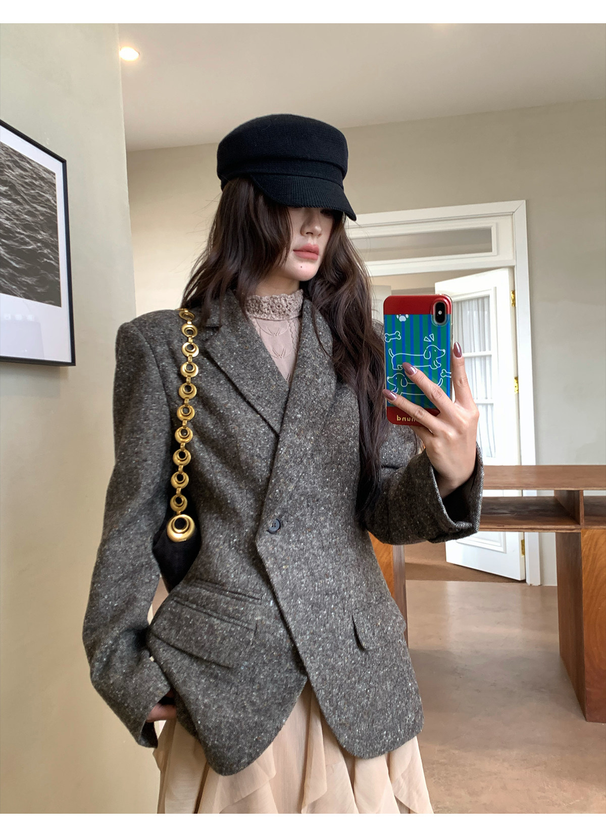 【MAR】เสื้อเบลเซอร์สีเทาสไตล์วิ - Tailored Coat Wool บทวิจารณ์และราคา