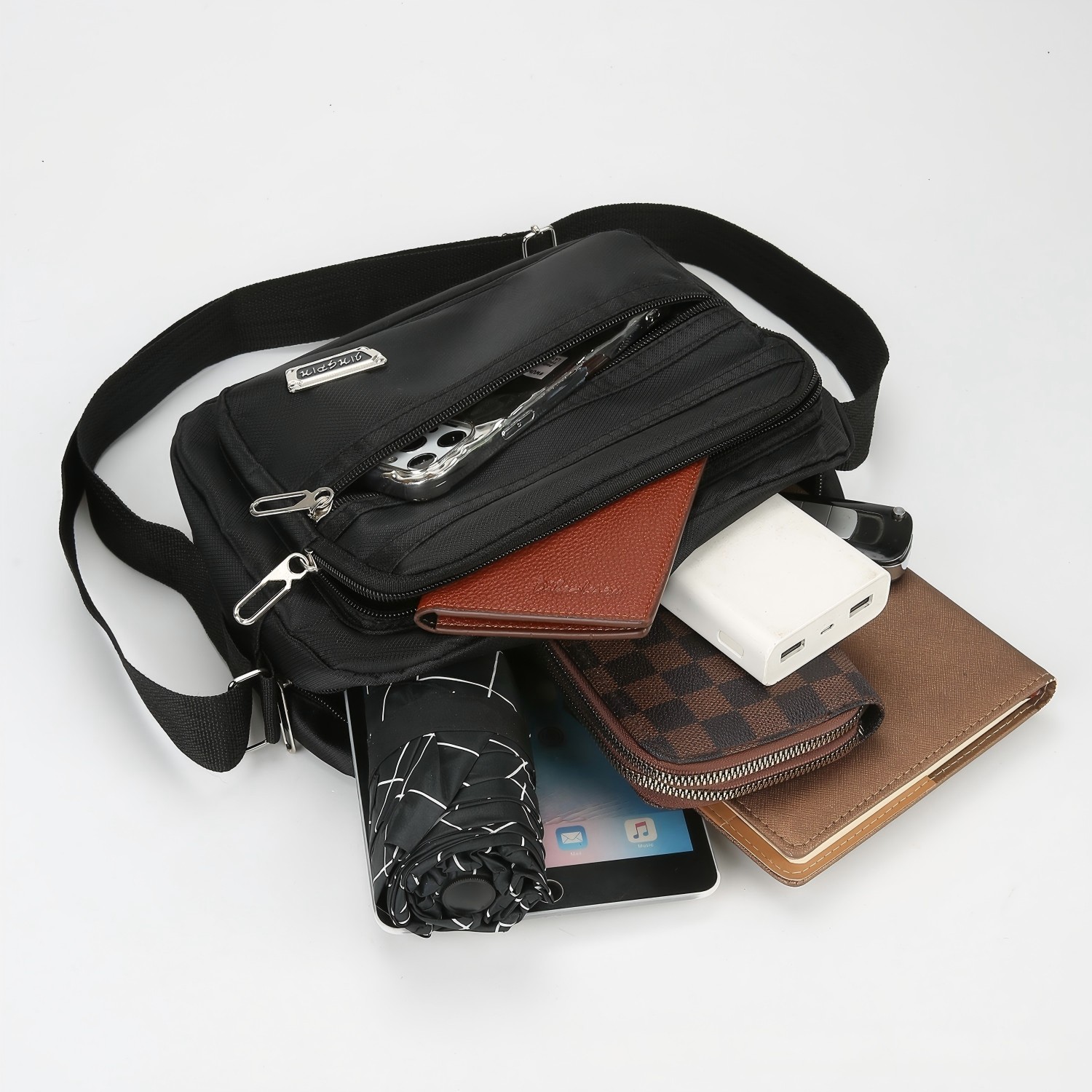 กระเป๋าสะพายไหล่ผู้ชายกันน้ำ อ - Structured Handbag Work บทวิจารณ์และราคา