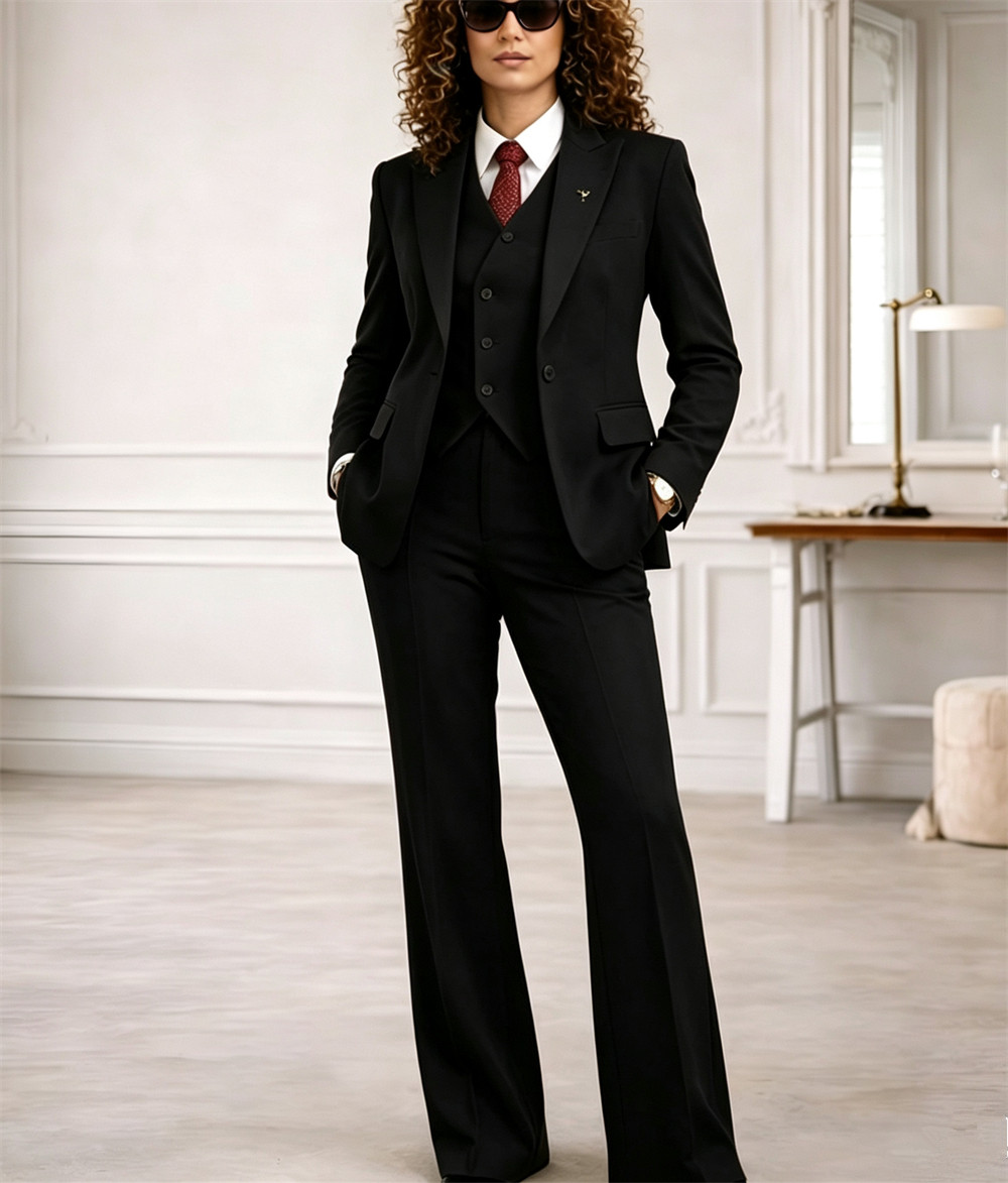 ชุดสูทผู้หญิง 3 ชิ้น สไตล์วินเ - Women Formal Wear Vest บทวิจารณ์และราคา