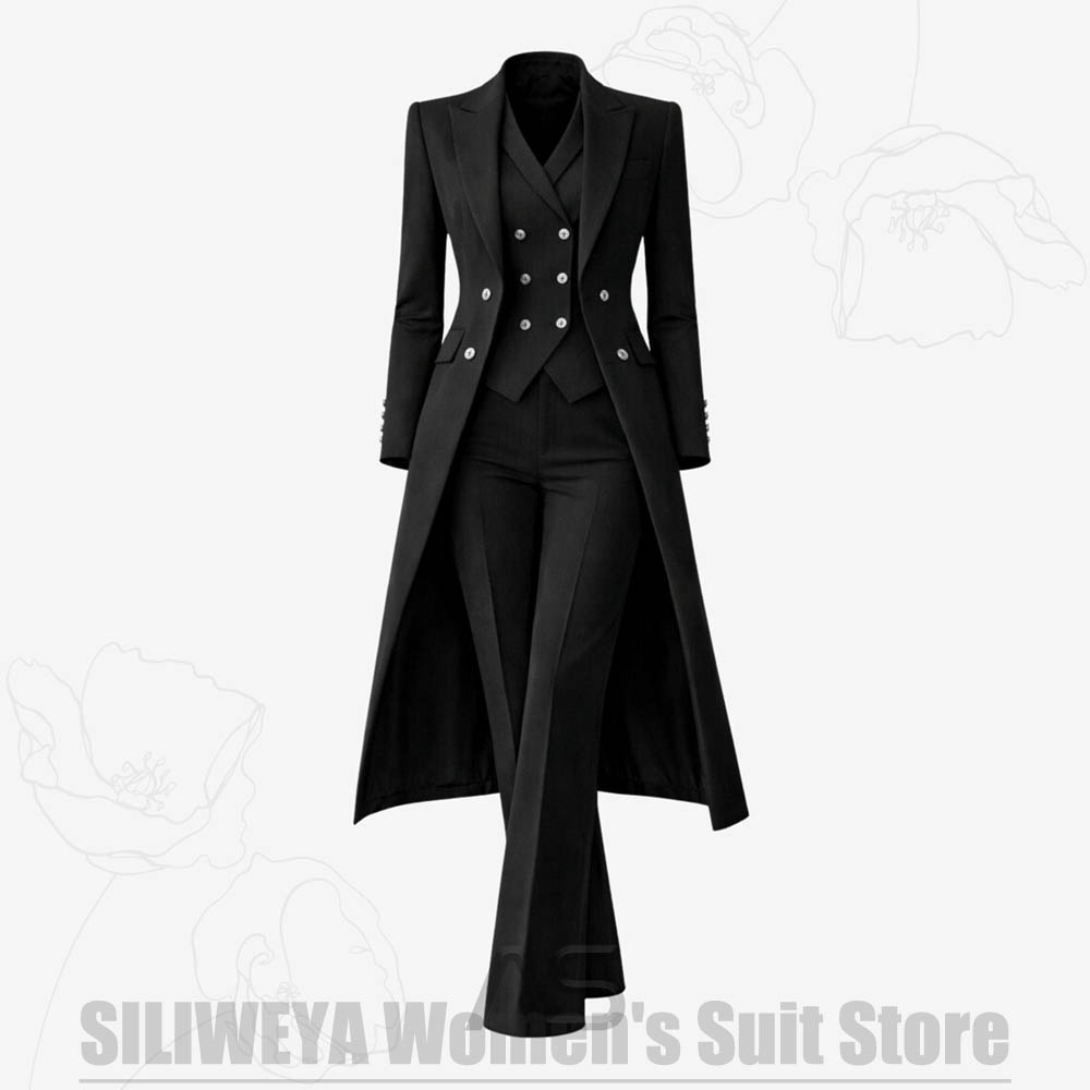 ชุดสูทผู้หญิง 3 ชิ้น แบบกระดุม - Women Formal Wear Vest บทวิจารณ์และราคา