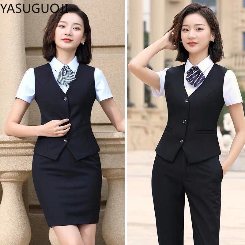 YASUGUOJI Elegant แฟชั่นผู้หญิ - Women Formal Wear Vest บทวิจารณ์และราคา