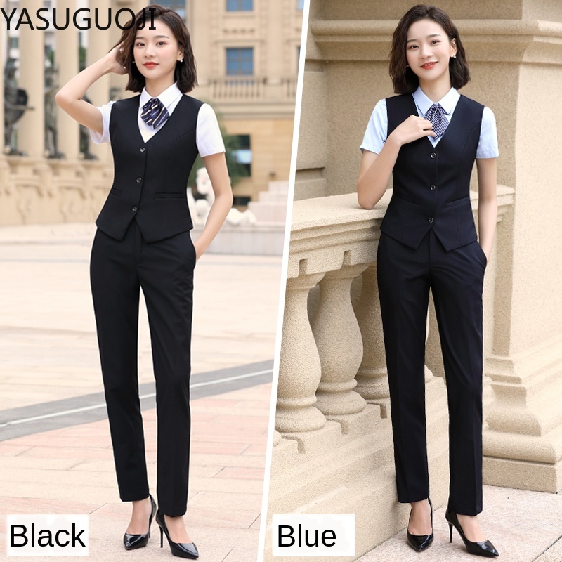 YASUGUOJI Elegant แฟชั่นผู้หญิ - Women Formal Wear Vest บทวิจารณ์และราคา