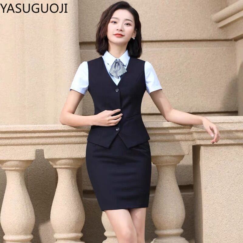 YASUGUOJI Elegant แฟชั่นผู้หญิ - Women Formal Wear Vest บทวิจารณ์และราคา