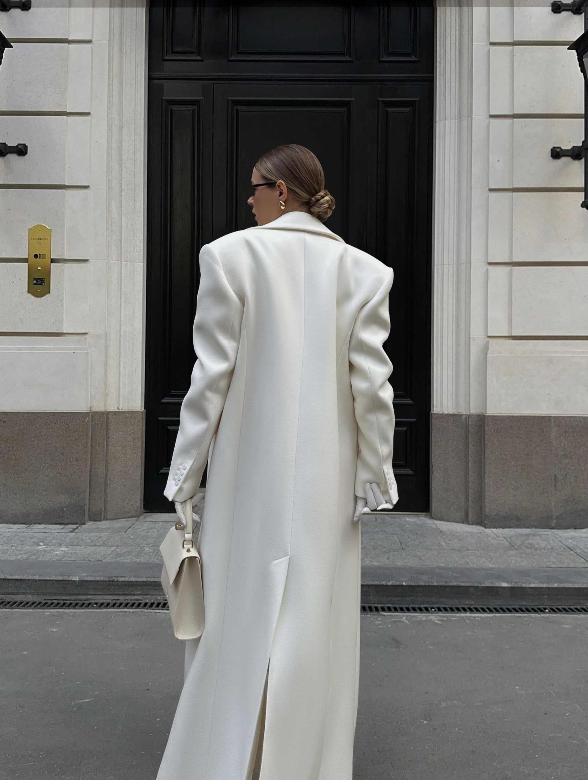 เสื้อโค้ทยาวผ้าผสมวูล ปกแหลม ท - Tailored Coat Wool บทวิจารณ์และราคา