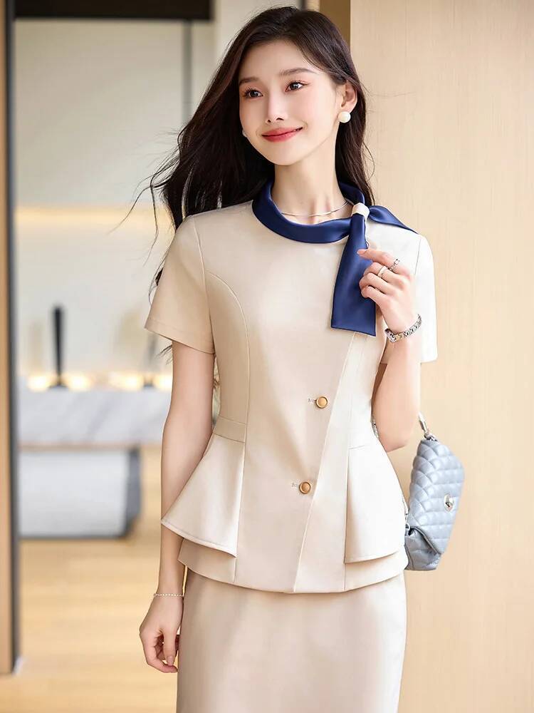 ชุดสูทลำลองแบบทางการสำหรับทำงา - Women Formal Wear Interview บทวิจารณ์และราคา