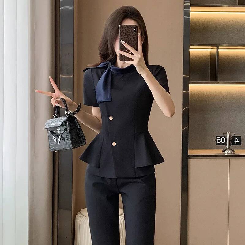 ชุดสูทลำลองแบบทางการสำหรับทำงา - Women Formal Wear Interview บทวิจารณ์และราคา